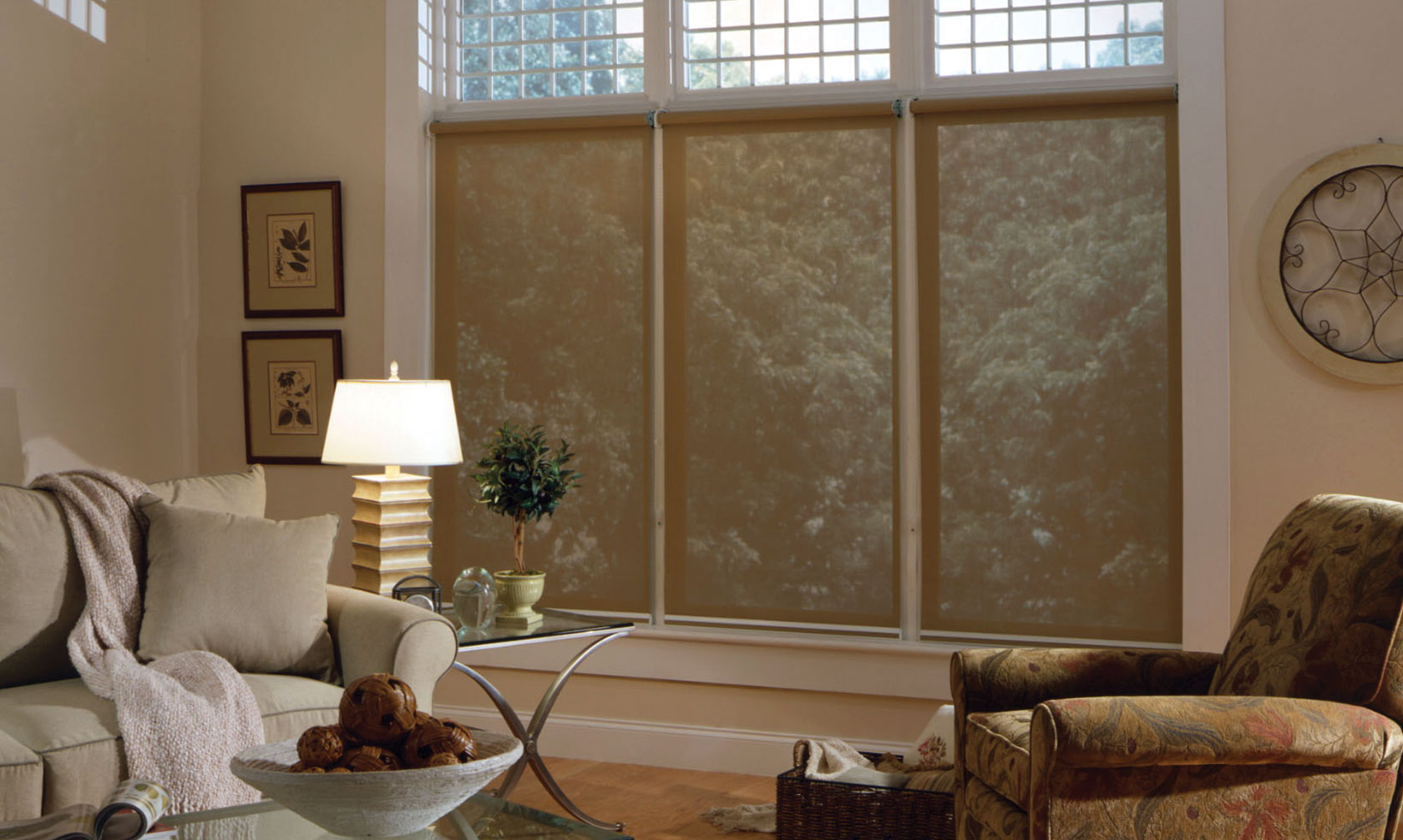 Photo of Roller Shades available from Northshore Window Works